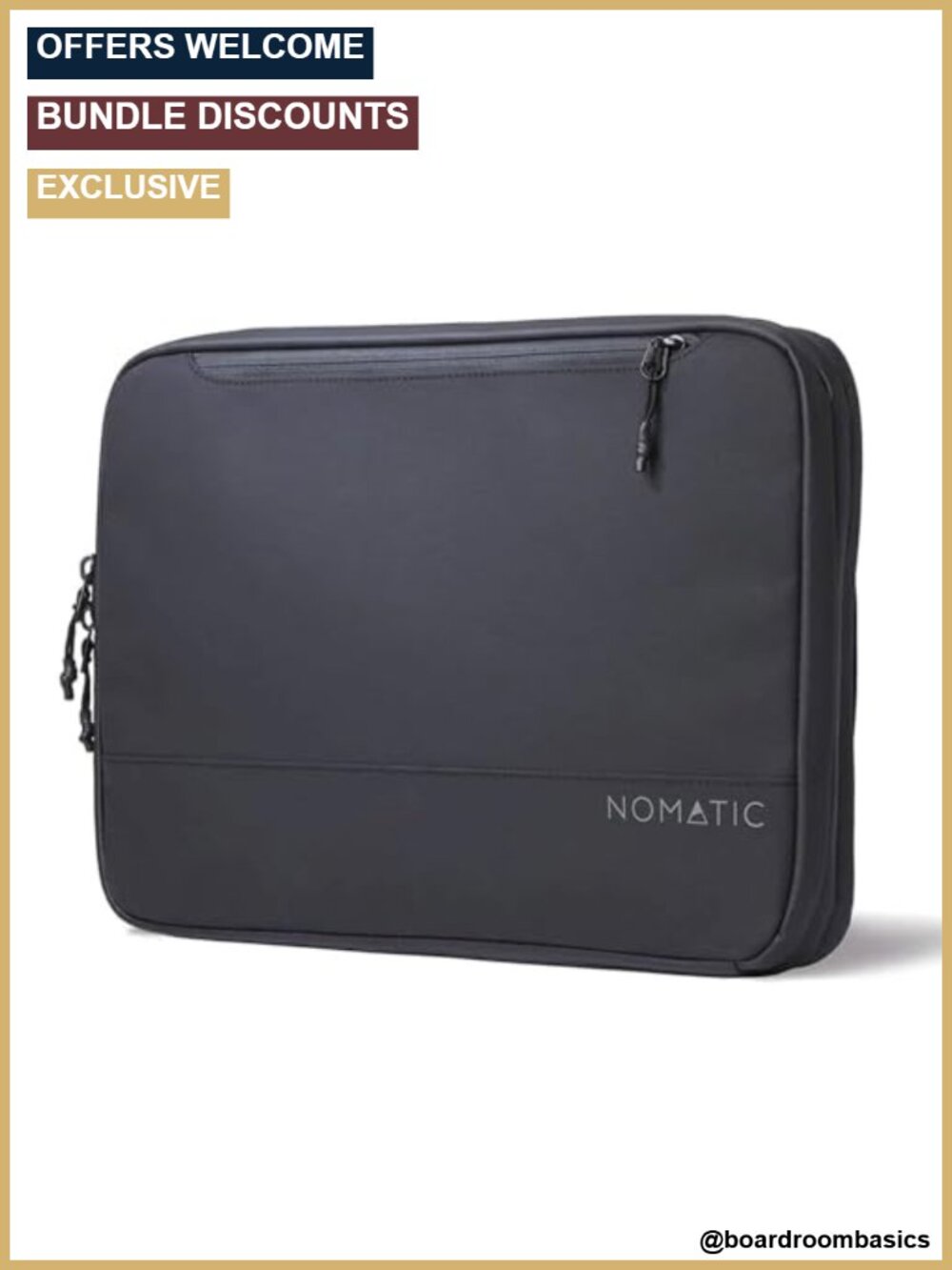 Laptop Sleeve Case Tech Bag Water Resistant with Shoulder Strap